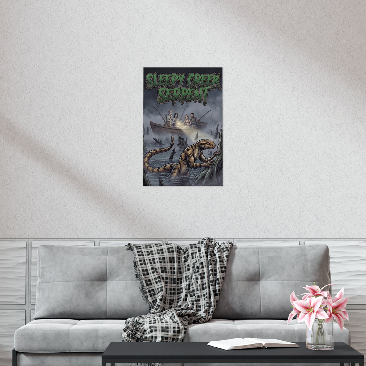 SLEEPY CREEK SERPENT LATE FISHING TRIP Uncoated Posters