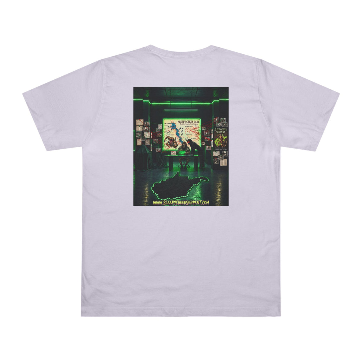 BEING HUNTED.... SLEEPY CREEK SERPENT Deluxe T-shirt