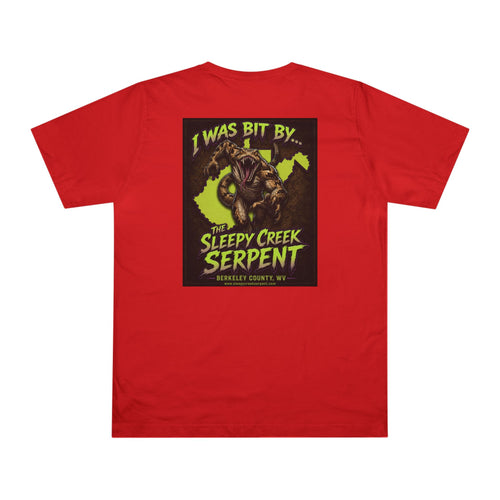 I Was Bit By... SLEEPY CREEK SERPENT WV Deluxe T-shirt