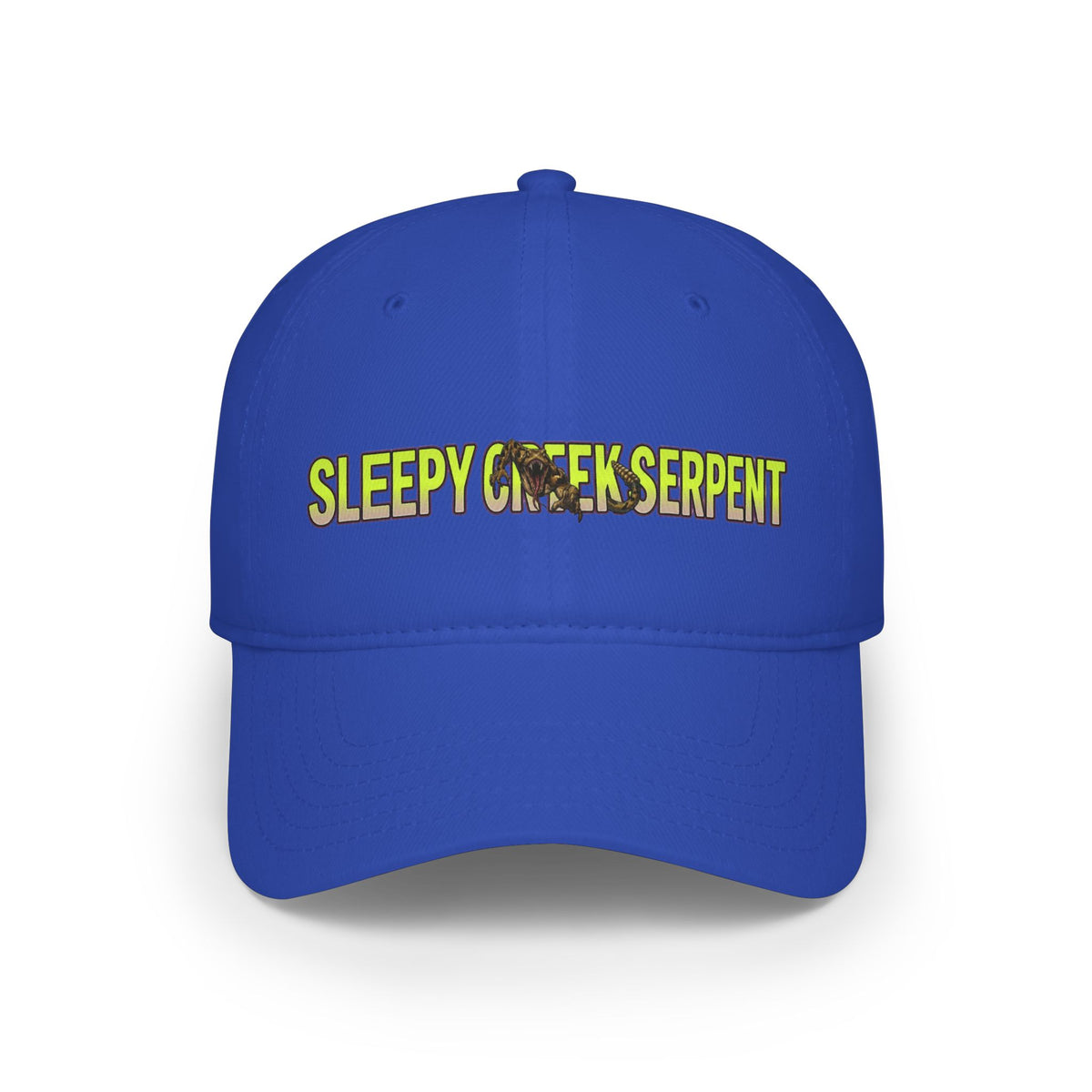 SLEEPY CREEK SERPENT LETTERING Low Profile Baseball Cap