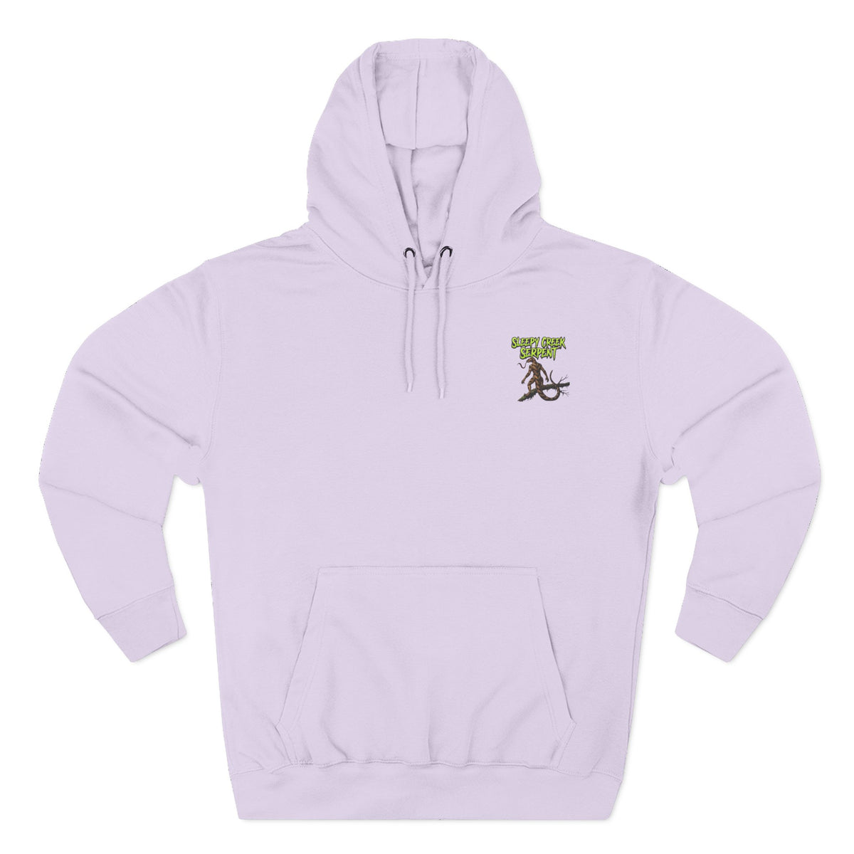 SLEEPY CREEK SERPENT OVERLOOK Three-Panel Fleece Hoodie
