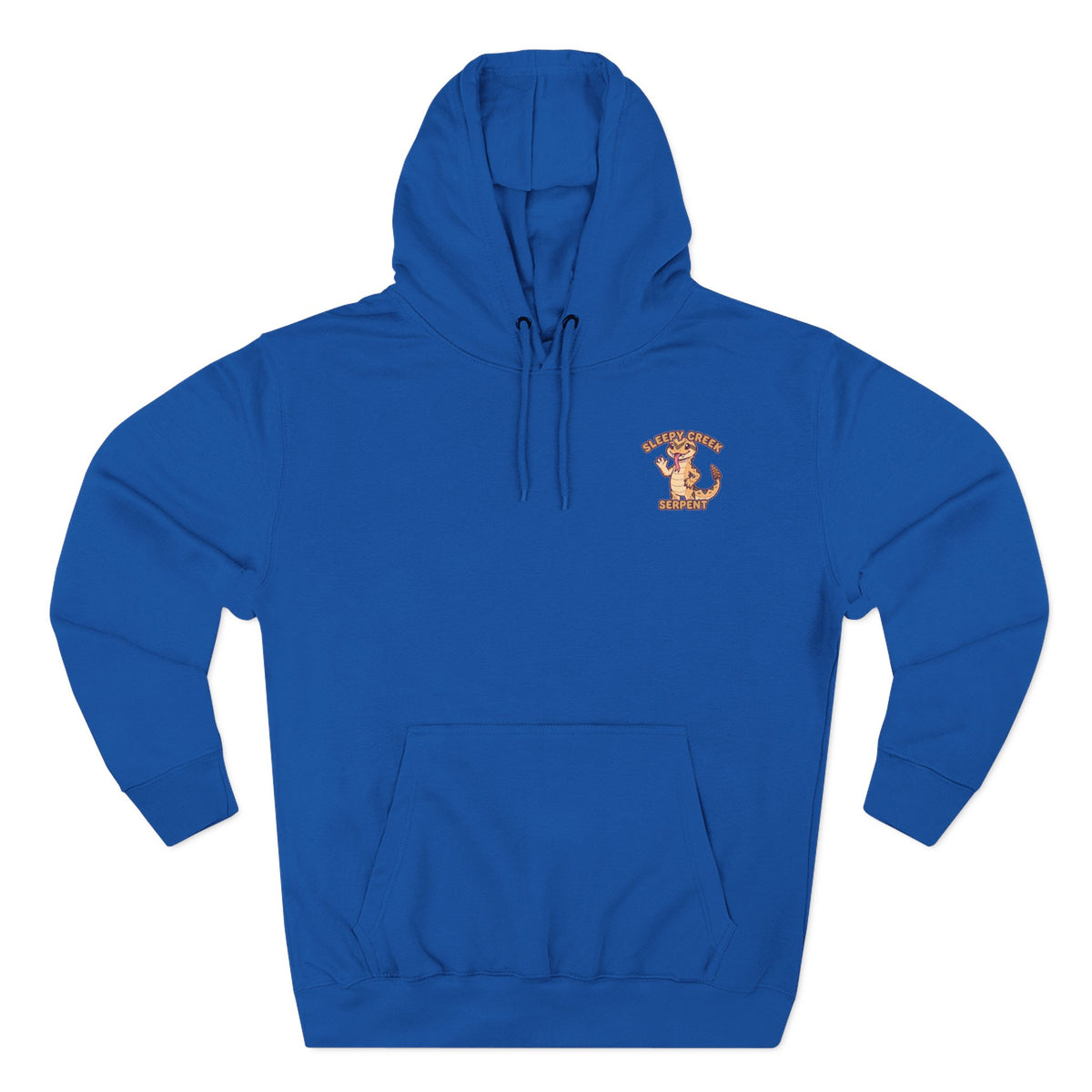 SLEEPY CREEK SERPENT CUTE Three-Panel Fleece Hoodie