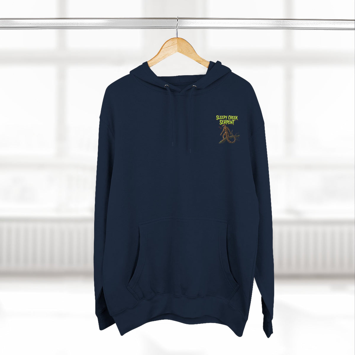 SLEEPY CREEK SERPENT OVERLOOK Three-Panel Fleece Hoodie