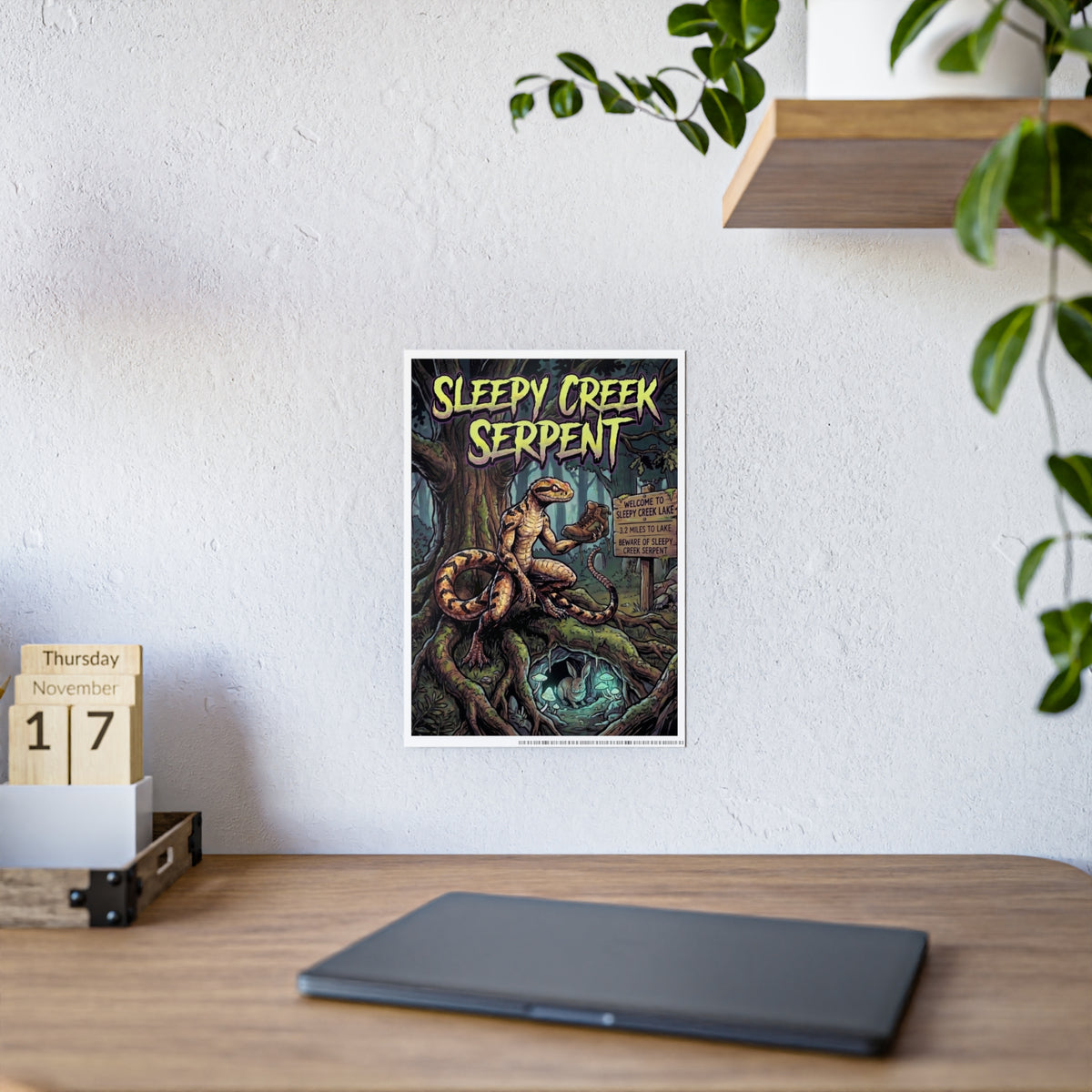 SLEEPY CREEK SERPENT HIKERS NIGHTMARE Gloss Posters