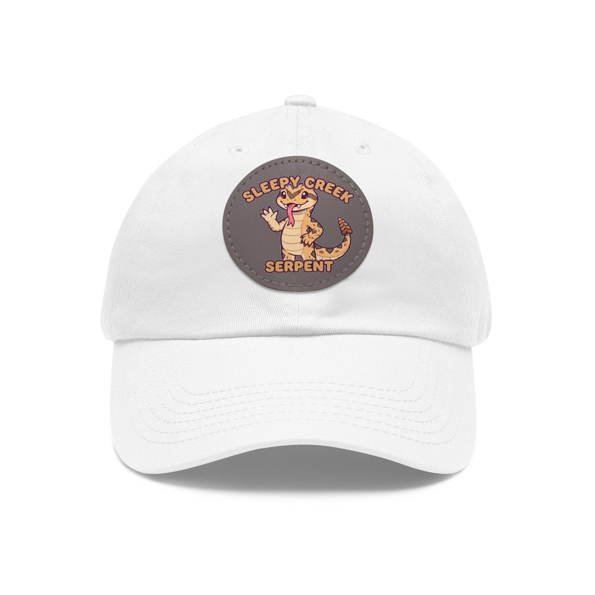 SLEEPY CREEK SERPENT CUTE Hat with Leather Patch (Round)