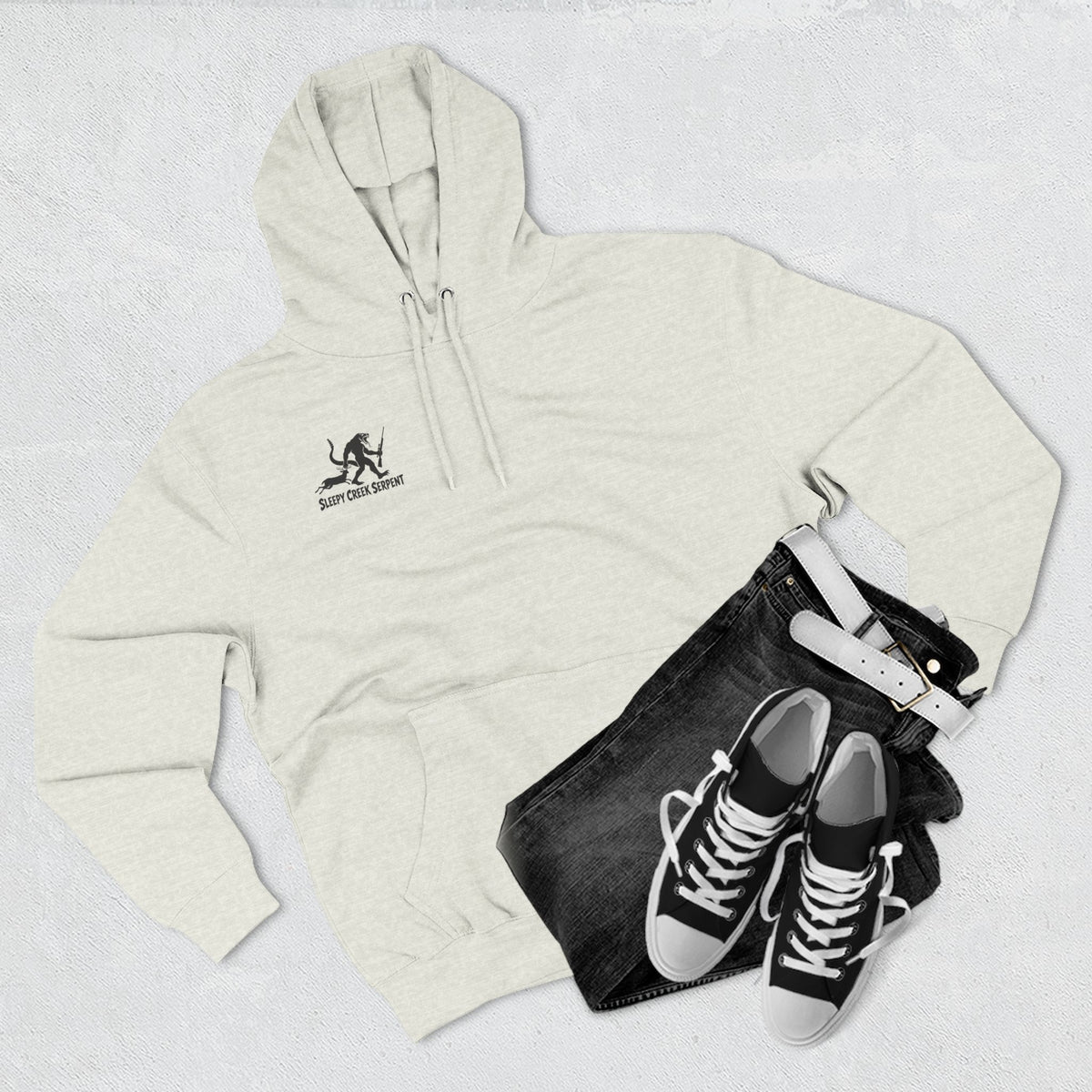 SLEEPY CREEK SERPENT RIFLE SEASON Three-Panel Fleece Hoodie