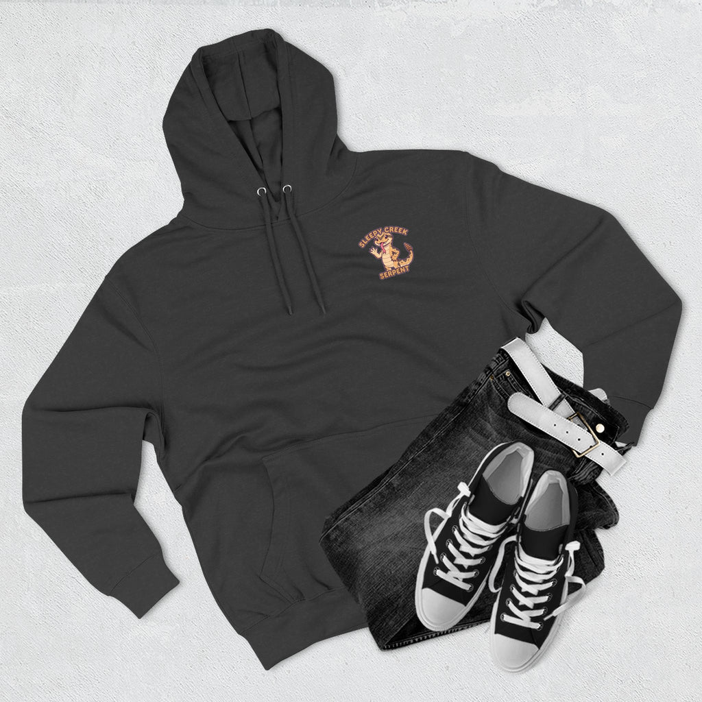 SLEEPY CREEK SERPENT CUTE Three-Panel Fleece Hoodie