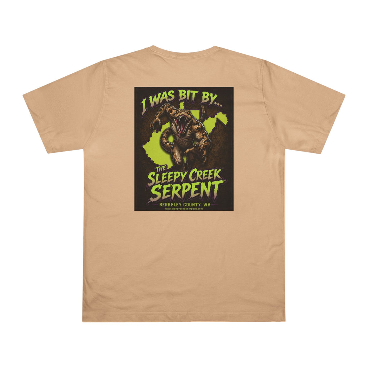I Was Bit By... SLEEPY CREEK SERPENT WV Deluxe T-shirt