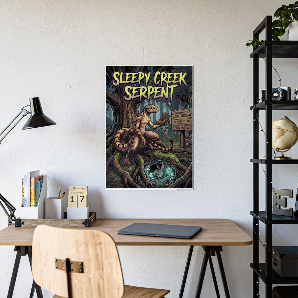 SLEEPY CREEK SERPENT HIKERS NIGHTMARE Gloss Posters