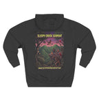 SLEEPY CREEK SERPENT OVERLOOK Three-Panel Fleece Hoodie