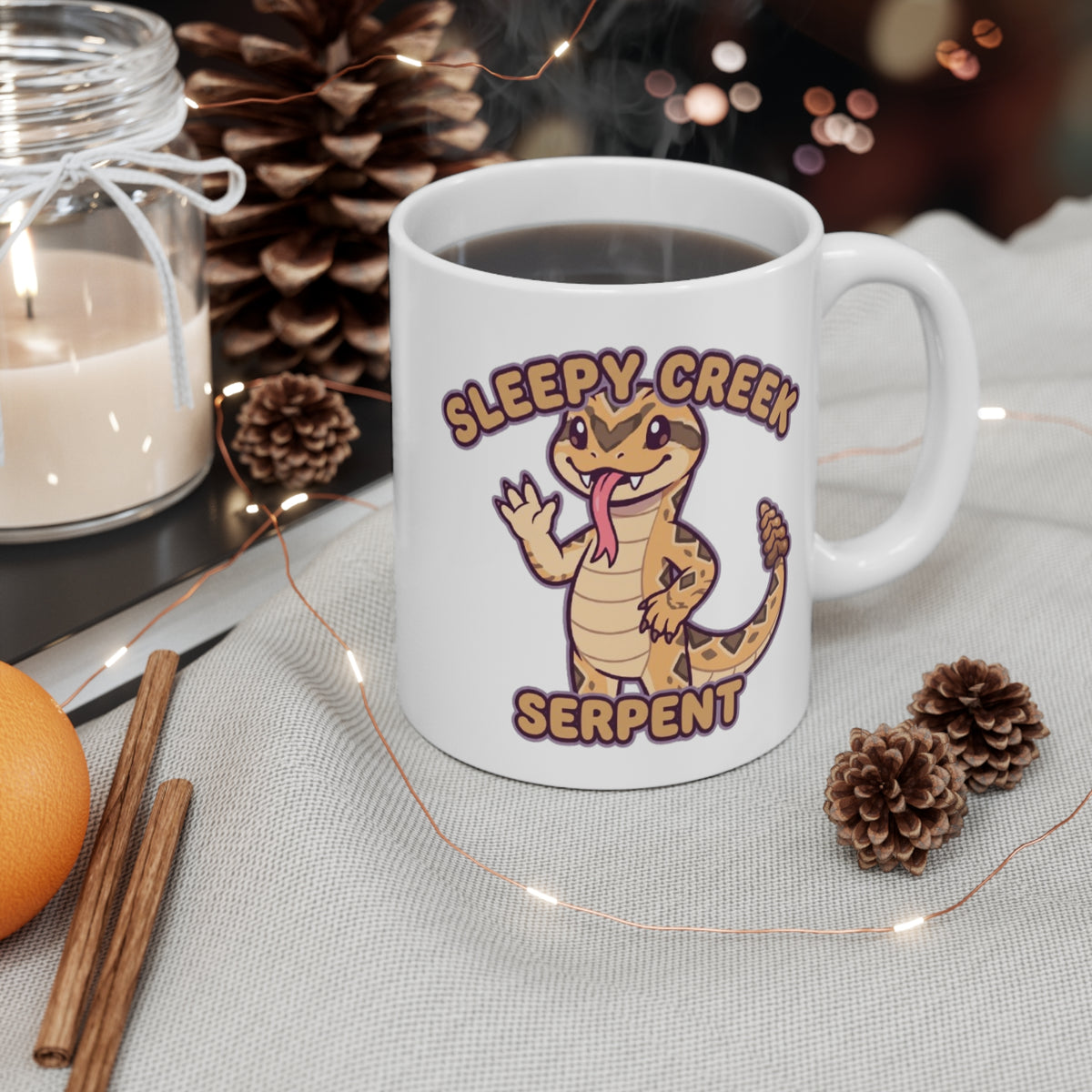 SLEEPY CREEK SERPENT CUTE Mug 11oz